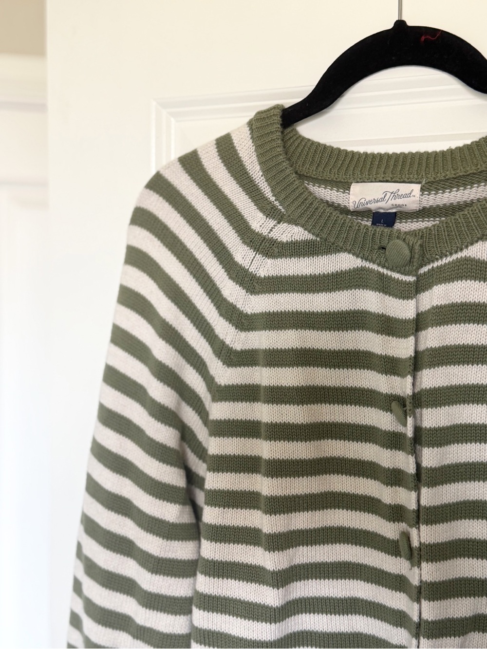 Universal Thread Striped Button Down Cardigan - Picture 3 of 8